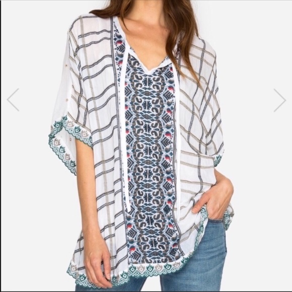 Johnny Was Sweaters - Johnny was cherpas poncho Euc med